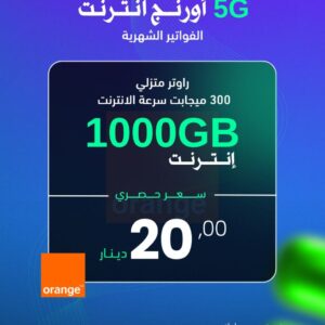 زين انترنت (1000GB)  (سرعة 300ميجابت)