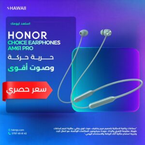 HONOR CHOICE EARPHONES AM61 PRO