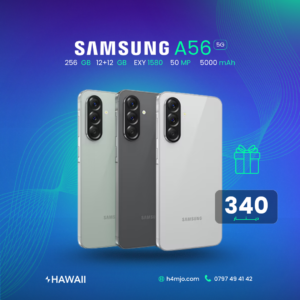 سامسونج جالكسي A56 5G 256 جيجابايت - Samsung Galaxy A56 5G 256GB 12+12GB price in Jordan | سعر ومواصفات - هاواي للاتصالات إربد