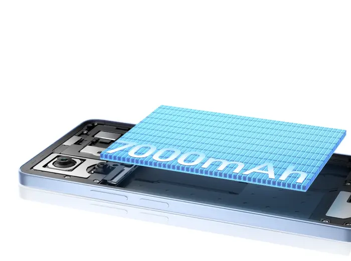 بطارية 7000 mAh لحد يومين
