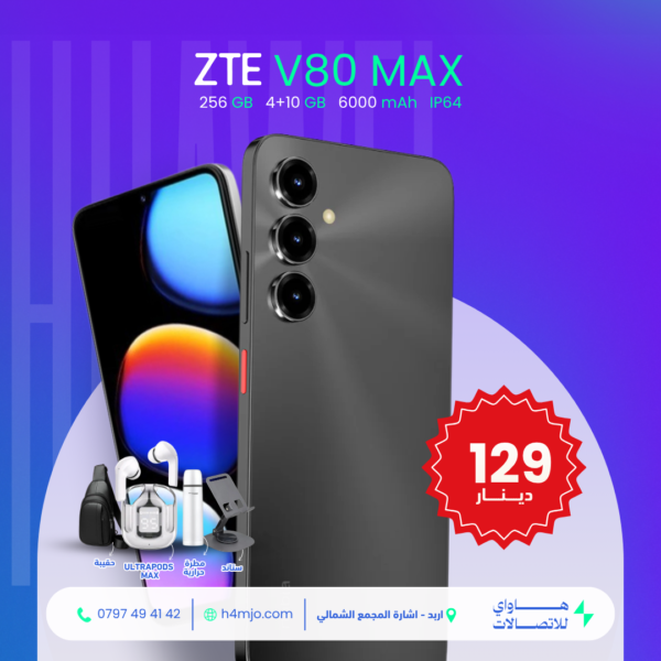 ZTE V80 Max 256GB 4+10GB